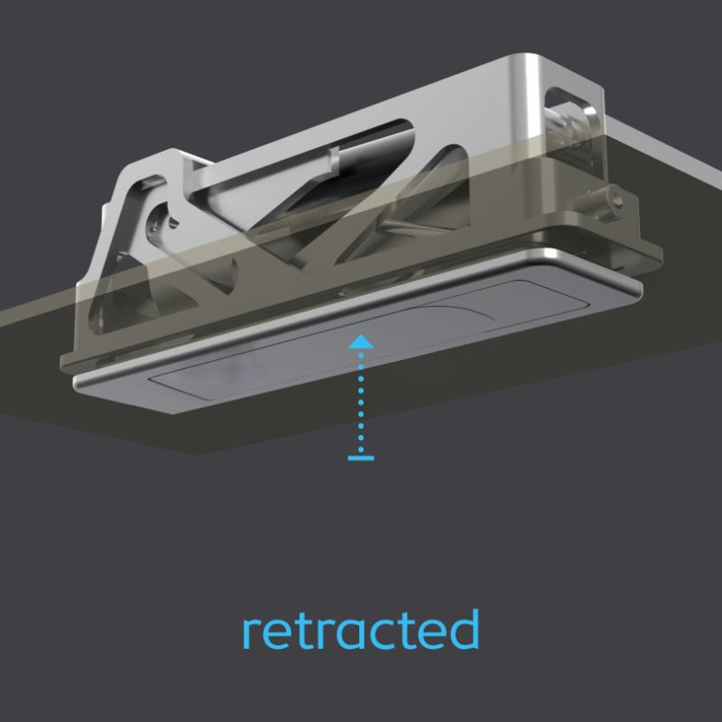 Cabin Headset Holder - retracted